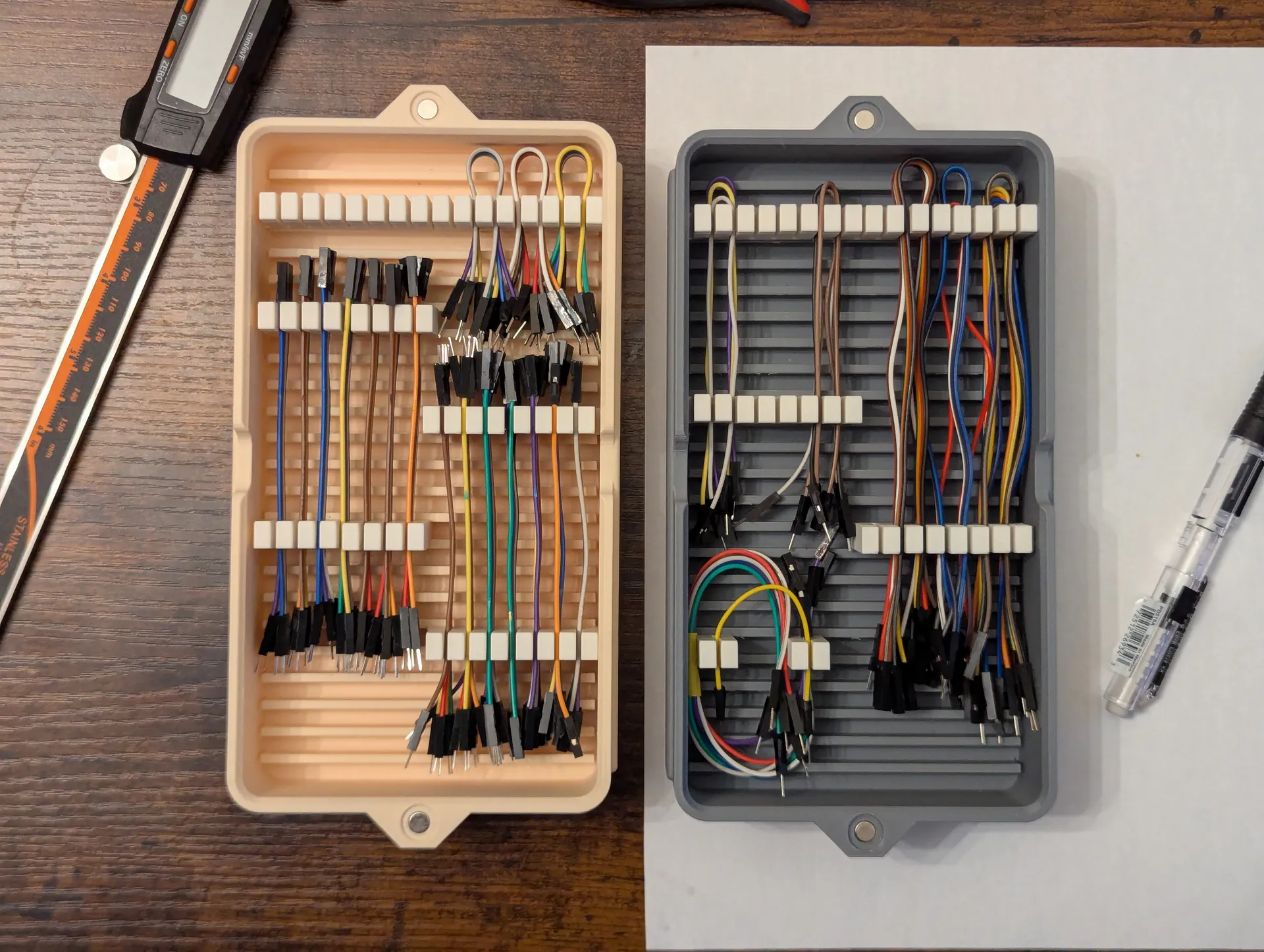 Jumper Wire Organizer — 3D Printed